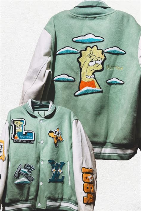 louis vuitton simpsons jacket|louis vuitton leather jacket.